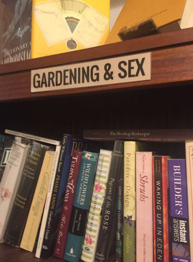 When you need a book about hoes