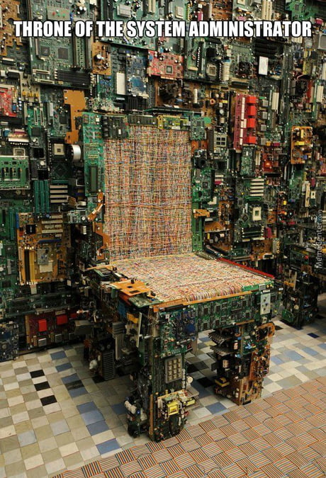 Throne of the system administrator – I LOVE FUNNY THINGS