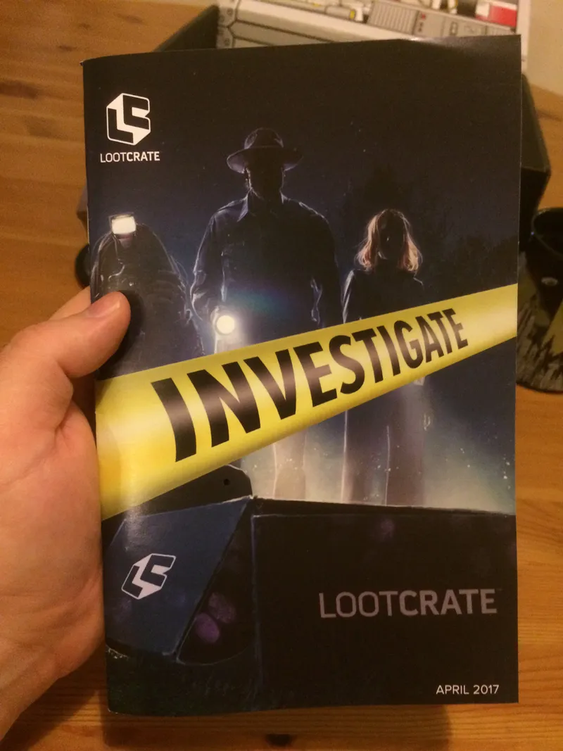 April Loot: Investigate