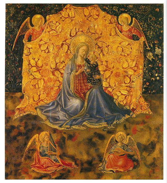 Madonna dell'umiltà e quattro angeli