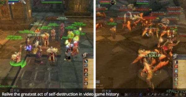 Video of Leeroy Jenkins moment in World of Warcraft to celebrate the epic fail's 12 year anniversary.