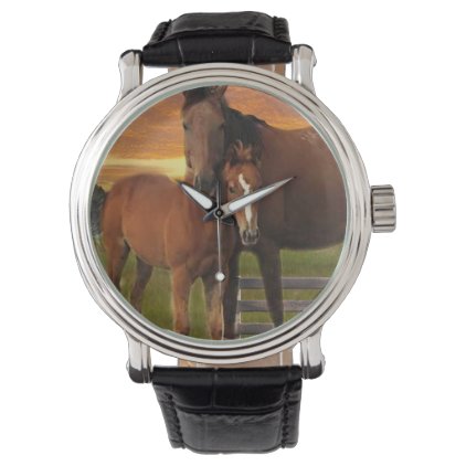 Horse and pony wrist watch