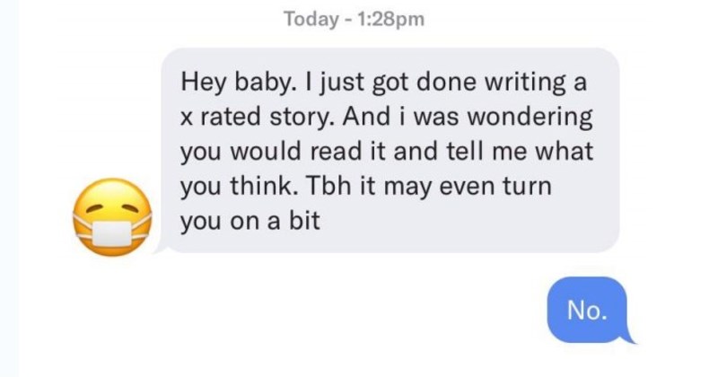 People Make cringeworthy attempts at conversation on dating apps