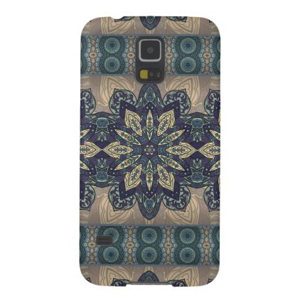 Colorful abstract ethnic floral mandala pattern galaxy s5 cover