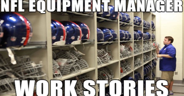 Former NFL equipment manager shares interesting series of work stories from his time on the job.