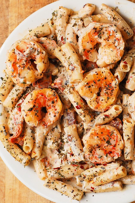 easy shrimp recipes, quick shrimp recipe, how to cook shrimp, Italian shrimp pasta, gluten free pasta recipes