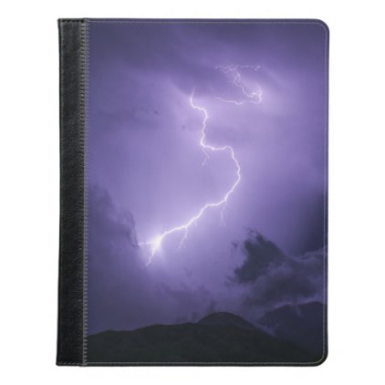 Purple Thunderstorm at Night iPad Case