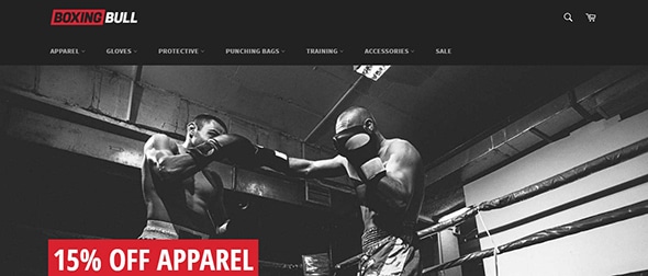 Venture Boxing - Free Shopify Templates