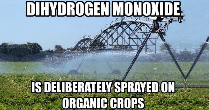 PSA Beware of the Dangers of the Common Chemical Dihydrogen Monoxide DHMO