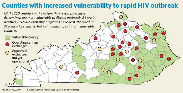 Ky. is a national leader in hepatitis C, but many counties at risk shun syringe exchanges that could prevent disease oubreaksHealthy Care