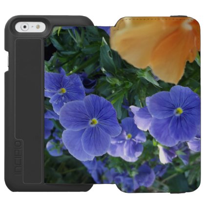 Orange Bloom and Purple Flowers Phone Case