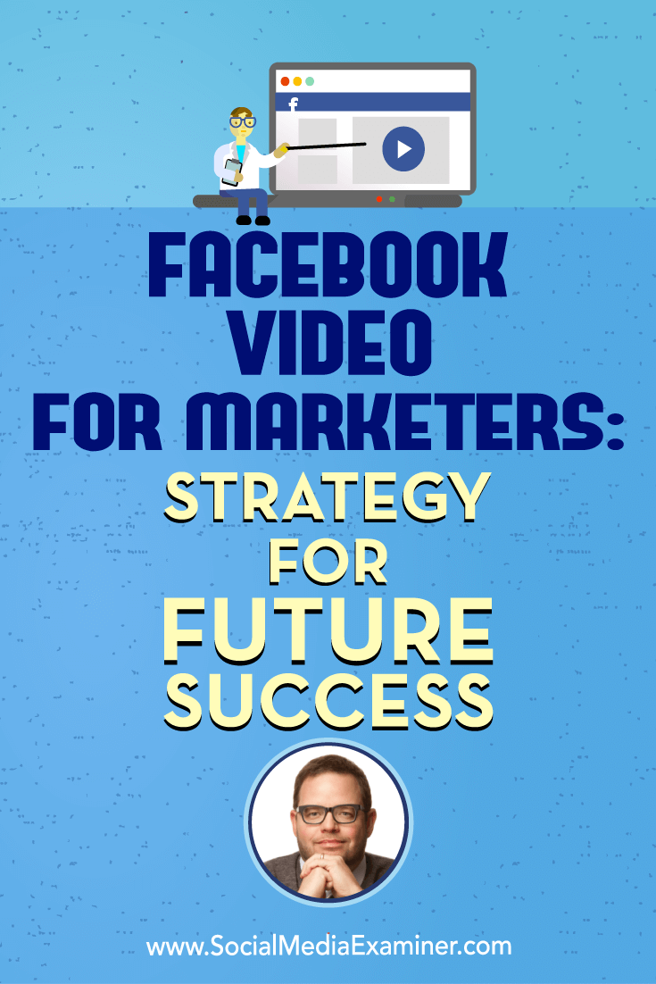 Facebook Video for Marketers: Strategy for Future Success featuring insights from Jay Baer on the Social Media Marketing Podcast.