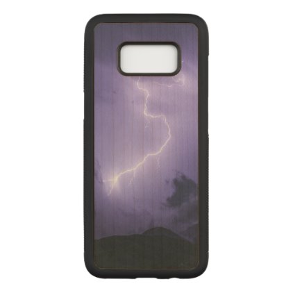 Purple Thunderstorm at Night Carved Samsung Galaxy S8 Case