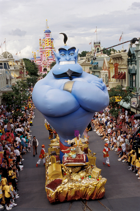 Walt Disney World Resort's 25th Anniversary Parade, Remember the Magic, on Main Street, U.S.A., at Magic Kingdom Park