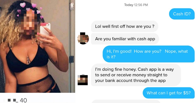 Guy Has Witty Reply to Girl Asking For Money On Tinder