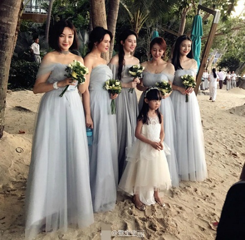 Đi đám cưới, Lưu Diệc Phi gợi cảm lấn át cả cô dâu - 5