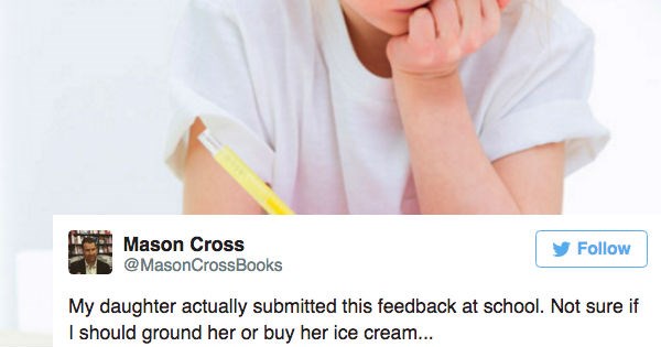 11-year-old writes answer on test accusing her teacher of committing war crime and people on Twitter love it.