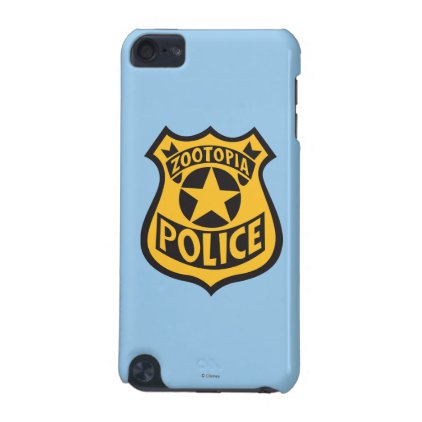 Zootopia Police Badge iPod Touch (5th Generation) Case