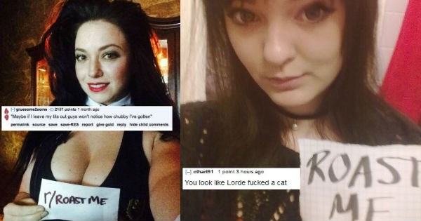 Hot girls who asked the internet to insult them with brutal series of roasts on Reddit.
