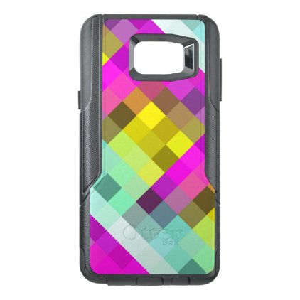 Cool &amp; Popular Neon Colored Mosaic Pattern OtterBox Samsung Note 5 Case