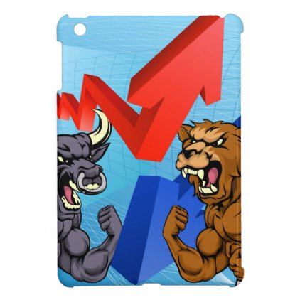 Bears Versus Bulls Stock Market Concept Case For The iPad Mini