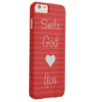 Smile God Loves You Barely There iPhone 6 Plus Case