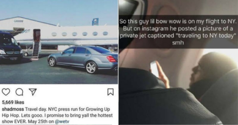 The Internet Roasts Little Bow Wow After He is Caught Pretending to Be On a Private Jet