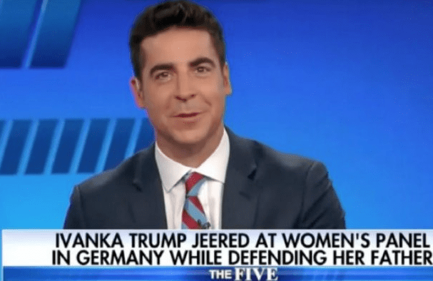 Fox News' Jesse Watters is getting torn apart for perceived sex joke about Ivanka Trump.