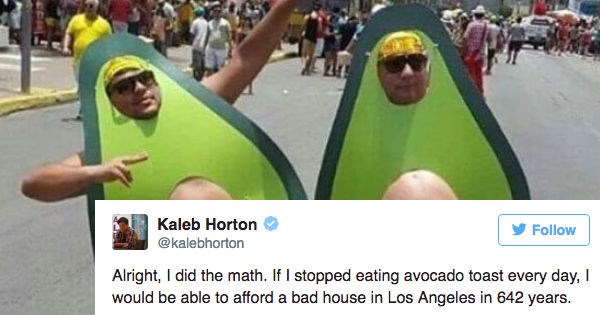 Millionaire from Melbourne gets trolled and roasted on Twitter for telling Millennials they can't afford homes because they buy too much avocado toast.