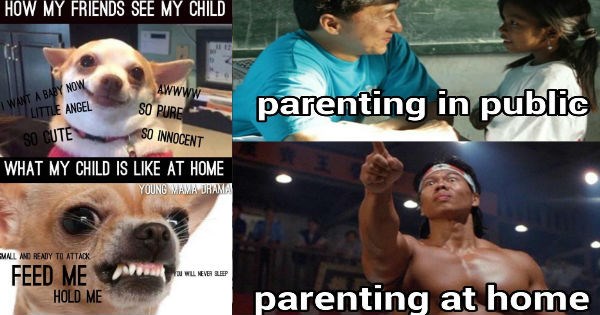 Collection of funny pics and tweets that reflect the rollercoaster ride of parenting.