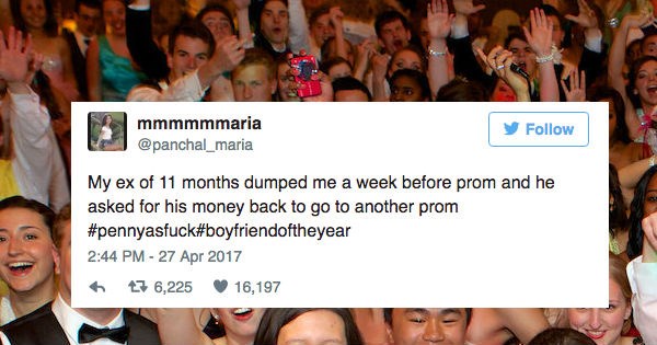 Teenager has perfect revenge prank after getting dumped before prom.