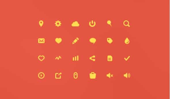 Yellow icon Product Feature Icons