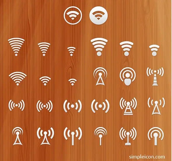 Signal PSD Icon Set Product Feature Icons