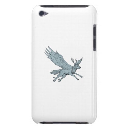 Peryton Flying Side Drawing Case-Mate iPod Touch Case