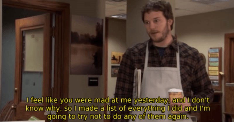 Collection of times that Andy Dwyer was hilarious in the Parks and Recreation television show.