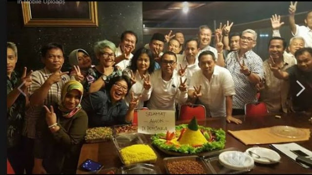 Cerita Di Balik Sukuran "Selamat Ahok di Penjara" yang di Hadiri Prabowo dan Boy Sadikin