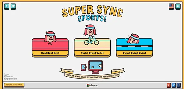 Super-Sync Sports Vector Art in Web Design