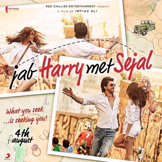 Jab Harry Met Sejal next upcoming movie first look, Poster of Anushka and SRK download first look Poster, release date