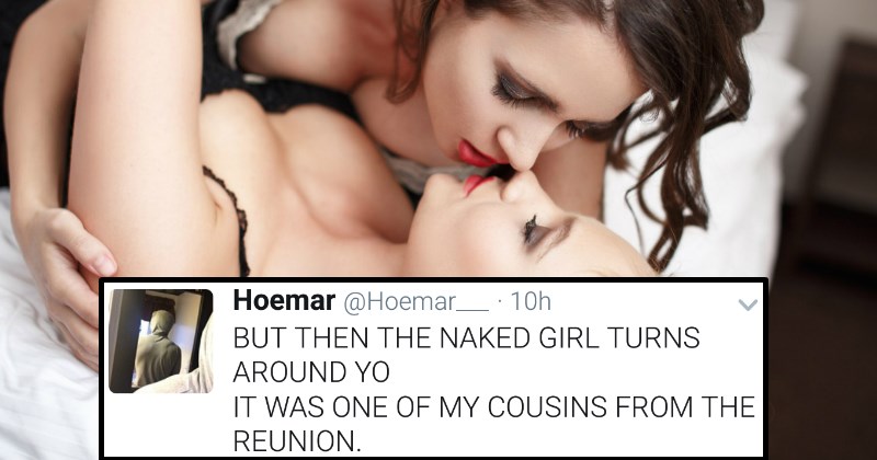guy tweets about his girlfriend making out with his girl cousin - cover image to a story about a crazy ex