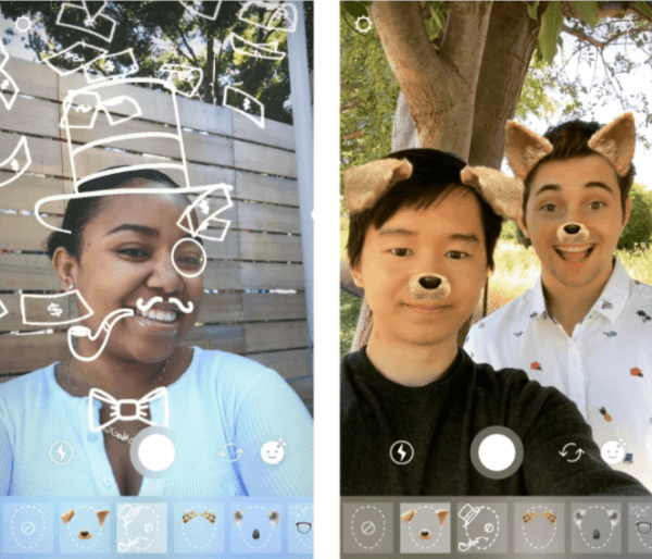 The Instagram Camera rolled out two new face filters that can be used on all Instagram photo and video products.