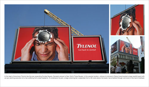 Tylenol Billboard Advertisement