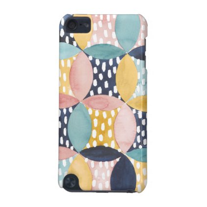 Watercolor Geometric Circles iPod Touch 5G Cover