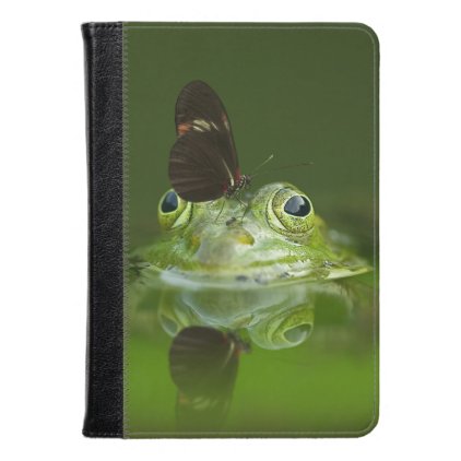 Green Frog and Butterfly Kindle Case