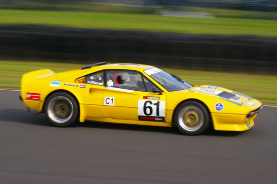 yellow race car, sports photography