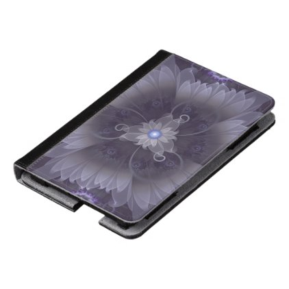 Pretty Fractal Triskelion Purple Passion Flower Kindle Case