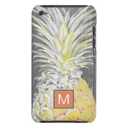 Tropical Yellow Pinneapple iPod Touch Case
