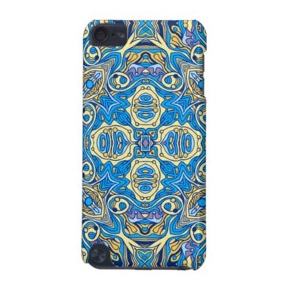 Abstract colorful hand drawn curly pattern design iPod touch (5th generation) cover