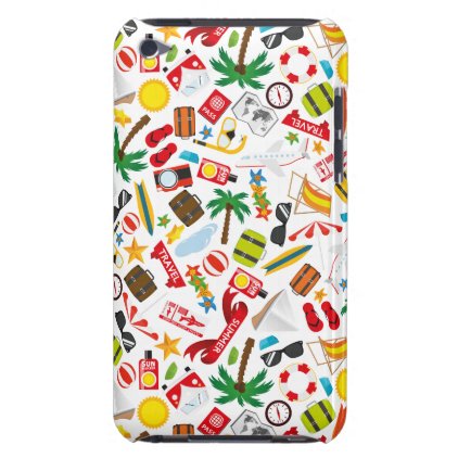 Pattern Summer holiday travel south sea iPod Touch Case