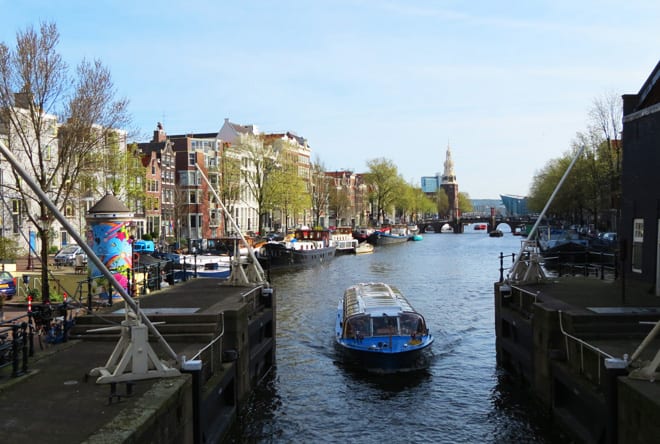 Hop On – Hop Off de barco pelos canais de Amsterdam