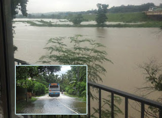  Impending risk of Kelani Ganga overflowing once again and risks of accidents in Ratnapura, Galle, Matara and Kalutara from rains -- 8 deaths with several persons missing